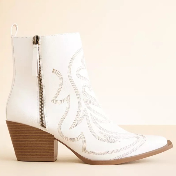 NEW Free People x London Rag Vegan Leather Western Ankle Boot Size 8 - Picture 2 of 13